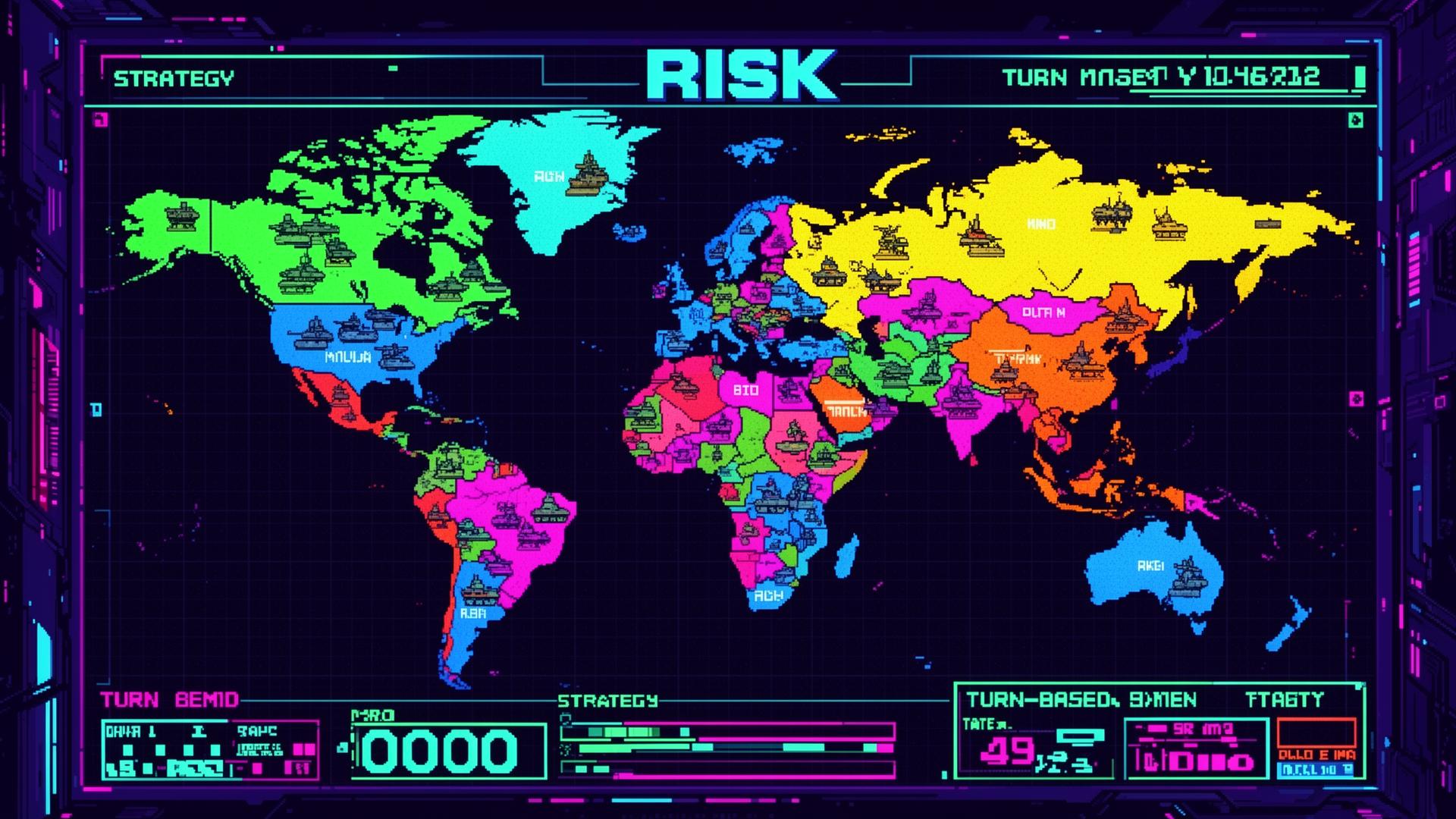 Live Risk gameplay